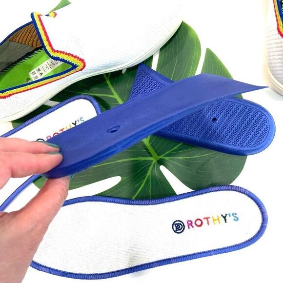 ROTHY’S Rainbow Pride Slip On Sneakers (Sz 43.5) - Picture 6 of 8